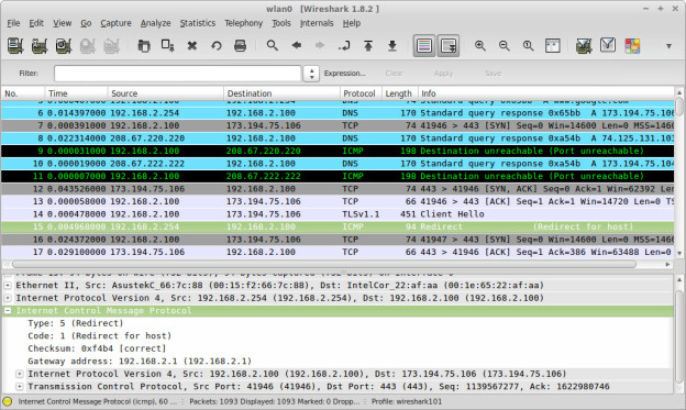 Отключить icmp redirect windows